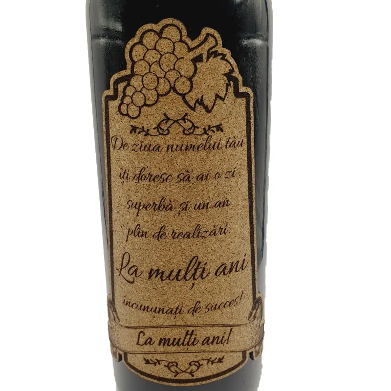 De ziua numelui tau, eticheta pluta cu mesaj